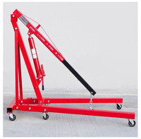 Jingji cric de levage hydraulique durable, 2 tonnes, 3 tonnes, moteur pliant, grue