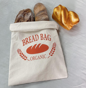 ถุงผ้าฝ้ายและผ้าลินินแบบมีเชือกผูก ปรับแต่งได้ เป็นมิตรกับสิ่งแวดล้อม และนำกลับมาใช้ใหม่ได้ สำหรับใส่ขนมปังหรือใช้เป็นถุงช้อปปิ้ง - Product Image 3