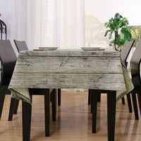 Nappe moderne en térylène avec nappe imprimée à carreaux pour revêtement de table basse à la maison ou à l'hôtel