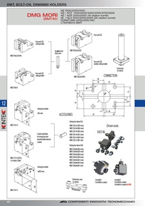 Porte-outil de Machines de tour CNC haute efficacité de qualité supérieure Dmg Mori Bmt40 support de barre d'alésage - Product Image 2