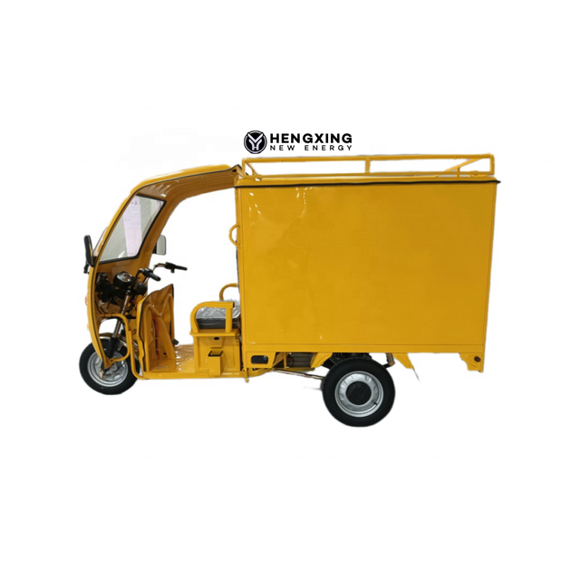 Premium Enclosed Custom Electric Cargo Tricycle with Lithium Battery 600KG Payload 40-50km/h Max Speed