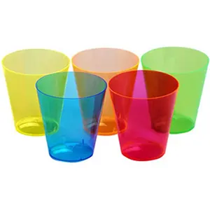 Transparent plastic red wine glass cup plastic white wine glasses plastic straight body drink cup for A one-time party