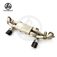 Silencieux à soupapes CSZ pour Porsche 718 Cayman GT4 / GTS / Boxster Spyder 4.0L Axleback
