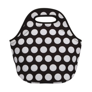 Sac isotherme de luxe personnalisable en néoprène, petit, imperméable, portable, réutilisable, avec fermeture éclair - Product Image 3