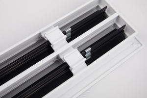 Hotel ayarlanabilir kare Modern alüminyum alaşım dış duvar havalandırma panjur doğrusal yarık tipli veriş menfezi otel HVAC sistemleri için - Product Image 5