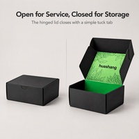 Boîte en papier de luxe écologique avec logo personnalisé, emballage cadeau, carton pliable pour thé, café, poudre de matcha