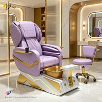 Fauteuil Pédicure Massage Luxe Moderne Professionnel pour Salon de Manucure et Spa