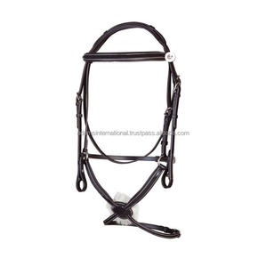 Bridon mexicain en cuir de qualité supérieure avec couleur, taille et logo personnalisés pour usage équestre, marque sur mesure - Product Image 1