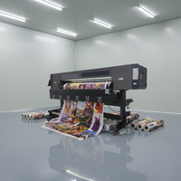 Imprimante jet d'encre UV rouleau à rouleau 2 ou 4 têtes 1900 de Source Factory avec encre UV E-Solvent XP600 I1600 I3200