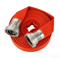 Tuyau d'incendie rouge, blanc, jaune 1,5/2,5/3 pouces 0,8-5,0 MPa 150-200 PSI personnalisable