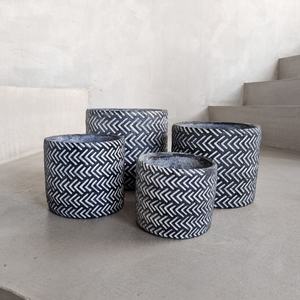 Bluk <b>Small</b> Bonsai Succulent Planter Box Modern Flower <b>Pot</b> for Garden Supplies Floor/Exhibition Use Cement Concrete Manufactured - Product Image 3