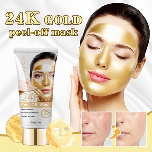 Tùy Chỉnh 24K Vàng Lột Mặt Nạ Làm Sạch Mụn Đầu Đen Remover Chăm Sóc Da Mặt Nạ Giữ Ẩm Vàng Collagen Mặt Nạ Vẻ Đẹp - Product Image 2