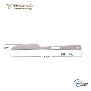 Ensemble de cuillères pliables en acier inoxydable, pour le camping, la randonnée, l'extérieur, ustensiles de cuisine portables légers, 2 pièces - Product Image 4