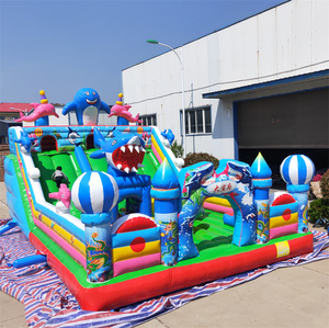 Người bán hàng tốt nhất tùy chỉnh lớn cá mập dưới biển thế giới theo chủ đề ngoài trời <span class=keywords><strong>Inflatable</strong></span> lâu đài nhảy nhà bị trả lại cho trẻ em sân chơi - Product Image 1