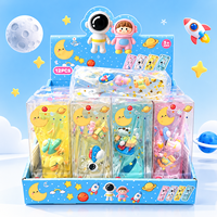 Nouveau Jouet Squishy Astronaute Spatial en Forme de Barre de Fruits, Rempli de Gel Vaseline, en Boîte Transparente, Jouet Anti-Stress à Presser en Spirale pour la Décompression