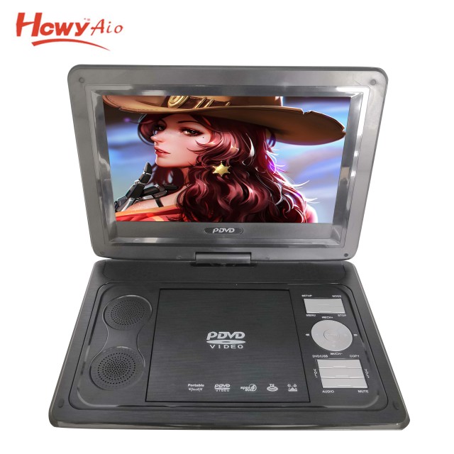Leading Manufacturer High Quality 10 Inch Portable DVD Player With USB Portable MP4 Player TV Function