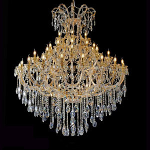 Grandi tre strati di luce lampada a sospensione di lusso decorazione per banchetti di nozze <span class=keywords><strong>sala</strong></span> K9 cristallo oro Maria Theresa <span class=keywords><strong>lampadario</strong></span> - Product Image 5