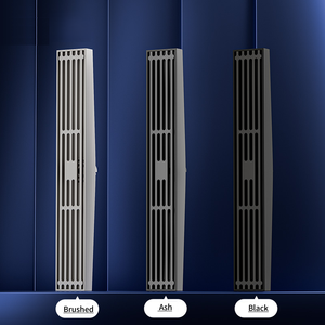 แผ่นระบายน้ำแบบลาดเอียงสำหรับฝักบัว รูปทรงสี่เหลี่ยมผืนผ้า ยาว ทำจากสแตนเลส 304 ป้องกันกลิ่น สำหรับห้องน้ำ ระบายน้ำแบบเส้นตรง - Product Image 2