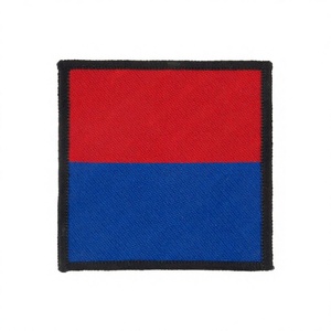 Écusson Dada 9 Regiment bleu ciel et bleu foncé en tissu parachute tissé, patch DZ 3D personnalisé à coudre ou thermocollant avec épingle de sûreté DC-WP-714, badges de luxe - Product Image 3