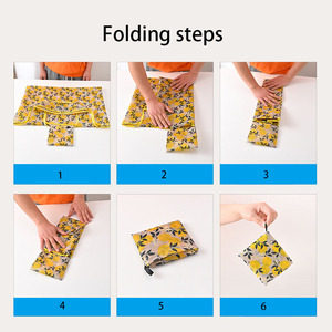 Bolsas de Compra Reutilizables Ecológicas de Poliéster con Estampado de Marca Personalizable, Bolsas de Mano Plegables - Product Image 5