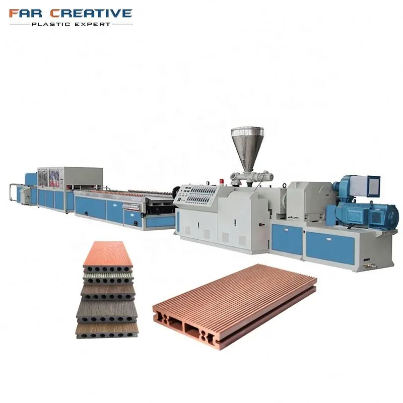 WPC Composite Sheet Production Line PVC Wood Plastic Making Machine