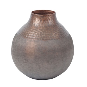 High Quality Traditional Style Table Top Centerpiece Metal <b>Vase</b> Look Elegant Antique <b>Gold</b> Finished with Aluminum Flower <b>Vase</b> - Product Image 4