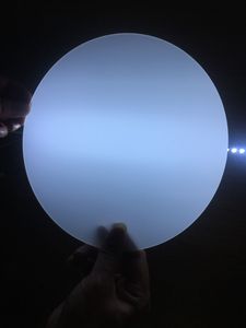 Feuille diffuseur PC/PMMA/PS de 6 à 10 cm de diamètre, 1,2 x 2,4 m, épaisseur personnalisable pour écran d'affichage intelligent rond Rina Tech - Product Image 5