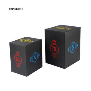 Tăng Tập Thể Dục Biểu Tượng Tùy Chỉnh Thiết Bị Phòng Tập Thể Dục Màu Đen Plyo Hộp Plyo Mềm 3 Trong 1 Hộp Nhảy Đào Tạo Bằng Gỗ Stackable Plyo Hộp - Product Image 1