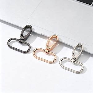 Mosquetón Giratorio Metálico Multicolor de Aleación de Zinc Antideslustre de Primera Calidad para Colgantes de Bolsos y Fabricación de Joyas - Product Image 3