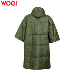 Woqi Sac de couchage poncho portable pour adulte, style enveloppe, en polyester respirant et léger, vert militaire, pour voyage et randonnée - Product Image 3