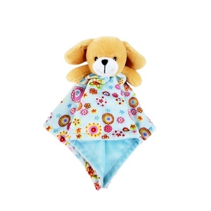 100% coton floral couverture de sécurité doux en peluche chiot chien <span class=keywords><strong>doudou</strong></span> bébé couette couvertures - Product Image 1