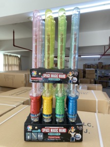 Varita Mágica Espacial <span class=keywords><strong>con</strong></span> Luz y Sonidos, Juguete de <span class=keywords><strong>Caramelo</strong></span> para Niños - Product Image 3