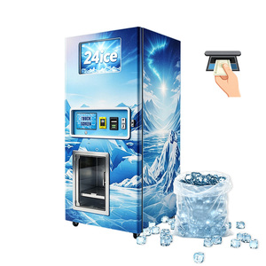 Kiosque de vente automatique de glace intelligente 24h/24 et 7j/7, prix usine YISO, machine de vente de glace en sachets, système de filtration RO, distributeur automatique de glace - Product Image 1