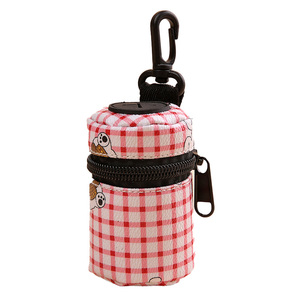 Portable Dog Poop <b>Bag</b> Carrier - Lightweight Zippered Pet Waste <b>Bag</b> <b>Holder</b> for Walking - Product Image 2