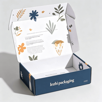 Boîte en carton ondulé personnalisée avec logo en couleur pour vêtements, chapeaux, chaussettes, boîtes d'expédition, emballage postal