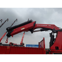 Camion grue à flèche articulée Sinotruk Howo 8x4 avec commande hydraulique à distance