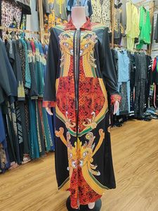 2024 Sang Trọng Mới Trong Phù Hợp Với Phi Bộ Cho Phụ Nữ Thanh Lịch Phụ Nữ Buổi Tối Leopard Quần Áo Cộng Với Kích Thước Dashiki Hàng Đầu Và Quần Phù Hợp Với - Product Image 2