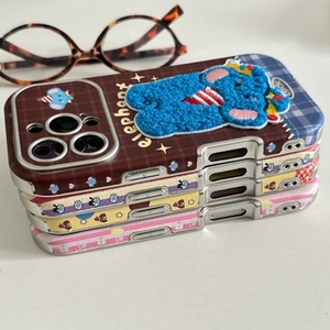 Funda de teléfono móvil de piel con diseño de gato de dibujos animados, 3D, para chicas, compatible con iPhone 11, 12, 13, 14, 16, 17 Pro Max, venta al por mayor de fábrica. - Product Image 4