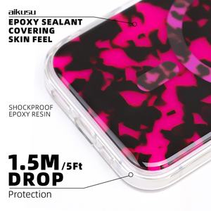Funda Protectora Aikusu con Diseño de Tortuga Frambuesa para iPhone 17 Pro Max, 17 Air, 17 Pro, 16, 15, 14 Pro Max - Product Image 4