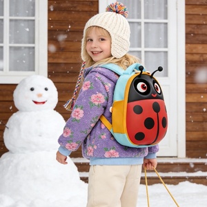 <span class=keywords><strong>Mochila</strong></span> Infantil LED de Moda con Diseño de Mariquita Personalizada, Cierre de Cremallera, Material EVA, Regalo de Regreso a Clases para Niños - Product Image 5