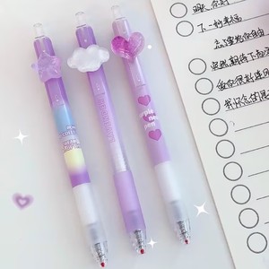 Penna Gel Retrattile con Decorazioni a Forma di Nuvola, Cuore e Stella, <span class=keywords><strong>Inchiostro</strong></span> Nero 0.5mm <span class=keywords><strong>per</strong></span> Scrittura Fluida, Uso Scolastico e d'Ufficio - Product Image 4