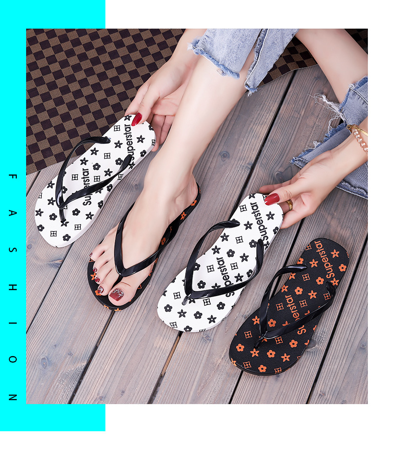 Summer Beach Flip-flops Women Anti-slip Indoor and Outdoor Sandals Flipflops Slippers Girls