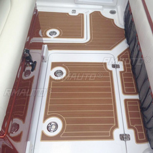 Self Adhesive Teak Decking Sheet EVA Foam Boat Flooring Pad 2400x900x6mm Floor Mat for Marine Boat <b>Yacht</b> RV Non-slip Carpet Mats - Product Image 3
