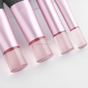 Vente en gros, ensemble de 10 pinceaux de maquillage pour le visage, multicolore, portable, mini correcteur, maquillage, voyage, avec sac - Product Image 5