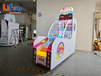 Máquina de Juego de Lanzamiento de Pelotas Estilo Carnaval LIFUN, Máquina Arcade Profesional de Lanzamiento de Pelotas con Recompensas para Centros Comerciales