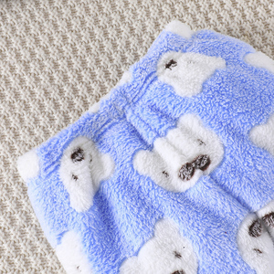 Ensemble deux pièces en toile peluche pour bébés garçons, collection automne/printemps, motif camouflage ours mignon, simple et chaud – Vente en gros usine - Product Image 5