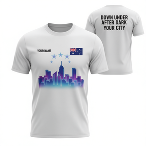 Maglietta personalizzata con nome per il Giorno dell'Australia, bandiera australiana, notte stellata, galassia, croce del sud, 26 gennaio - Product Image 2