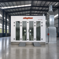 Cabine de peinture infrarouge électrique robuste 43 kW, prix usine, 80 ° Cabines de peinture automobiles C Baking avec éclairage fiable 800 lux