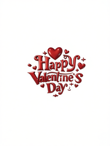 T-Shirt da Donna Edizione Limitata per San Valentino, Stampa Cuore Rosso, Collo Tondo, Manica Corta, Casual, Primavera-Estate, 100% Cotone - Product Image 1