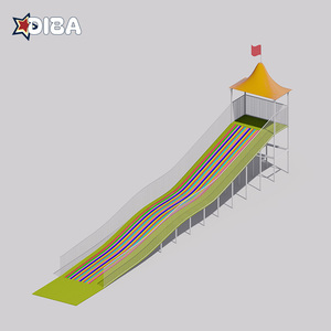 Bán nóng ngoài trời/trong nhà thương mại trẻ em cầu vồng trượt khô sân chơi cầu vồng trượt để bán - Product Image 3